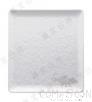 11" Sun-Textured Square Plate, White, Mf, 279.5*279.5*24mm