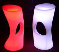 Led Chair, PE Plastic, 40*37* 81cm