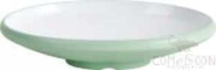 10.6" Two-Color Oval Plate, Light Blue and White, Mf, 269*194*52mm