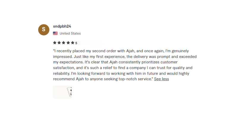 Visual Testimonial Frame