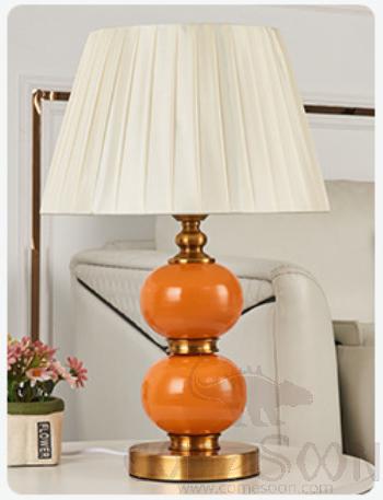 Table Lamp-D30*H50cm-Button Switch