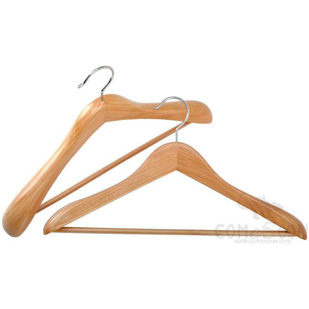 Wide Shoulder Luxury Hanger, Hornwood, 445*23-45mm product image