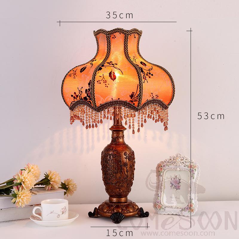 Table Lamp-D35*H53cm-Button Switch
