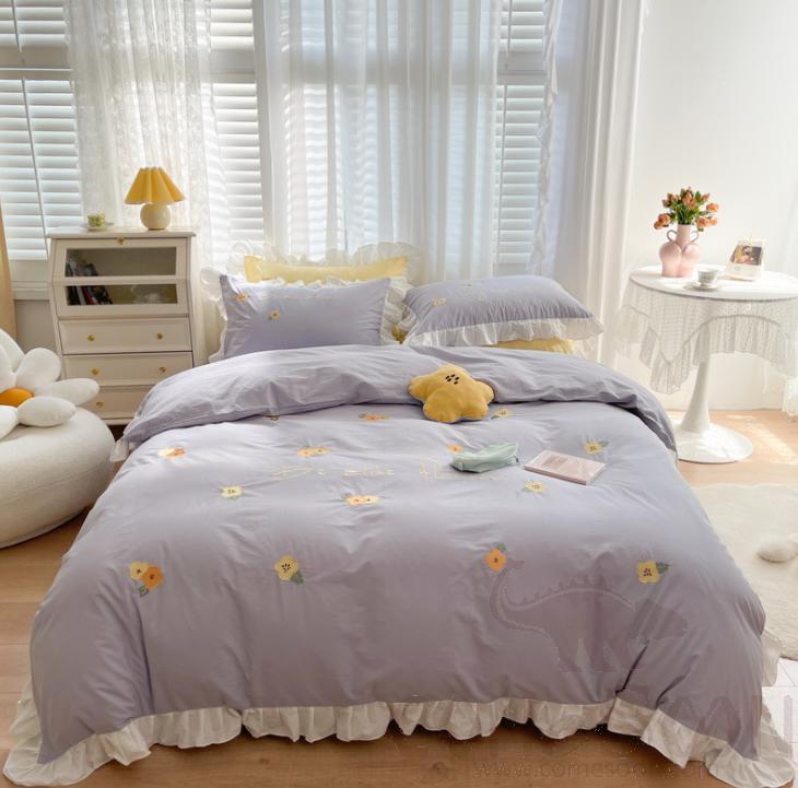 Bed Linens, Cotton, 4 Piece Set(for W150&180 cm Bed)
