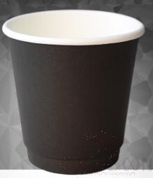 Disposable Cups, Paper, Black, Φ8*Φ5.6*H9cm
