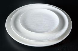 7" Stone Grain Shallow Plate