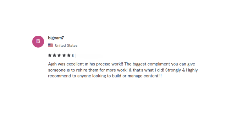 Visual Testimonial Frame
