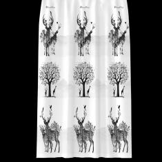 Printed Shower Curtain-Elk, Pewa, 180* 180 cm