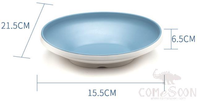 Blue Series 6.1 inch Oval Deep Bowl