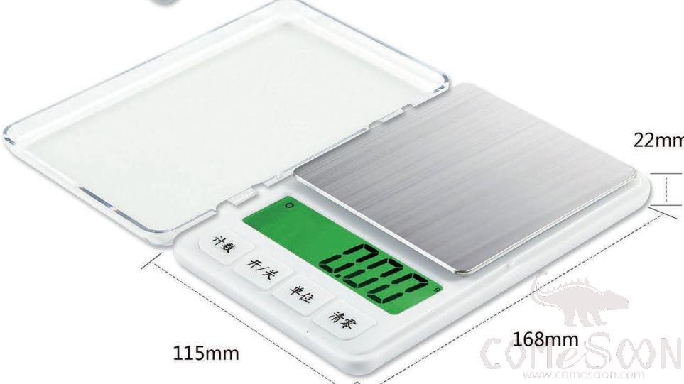 Kitchen Scale, 3000g/0.1g