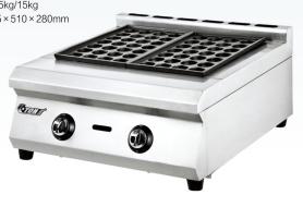 2-Head Gas Fish Pellet Grill 495*525*255mm