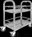 Rectangular Wine Cart, 201 Ss, 850x450x900mm