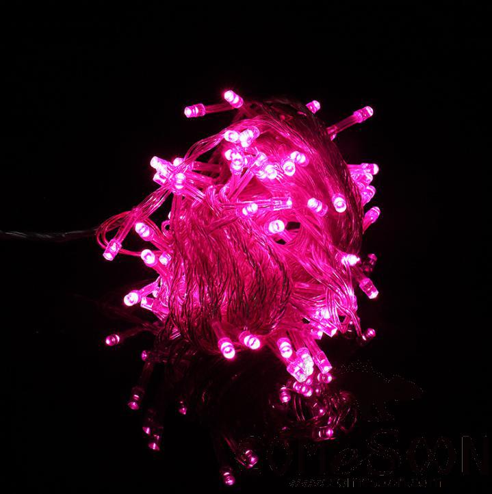Decorative String Light-Pink, 0.06w Per Light, Ip44
