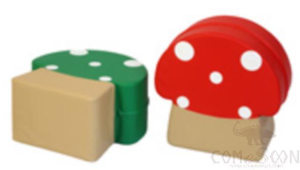 Toadstool Seat Set, Φ50 * H25 cm, Pu product image