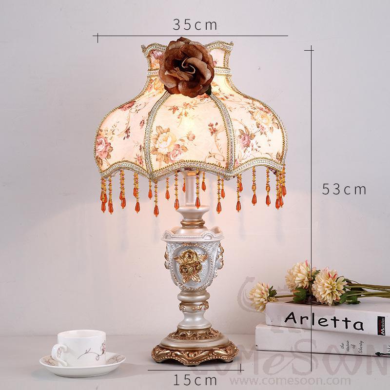 Table Lamp-D35*H53cm-Button Switch