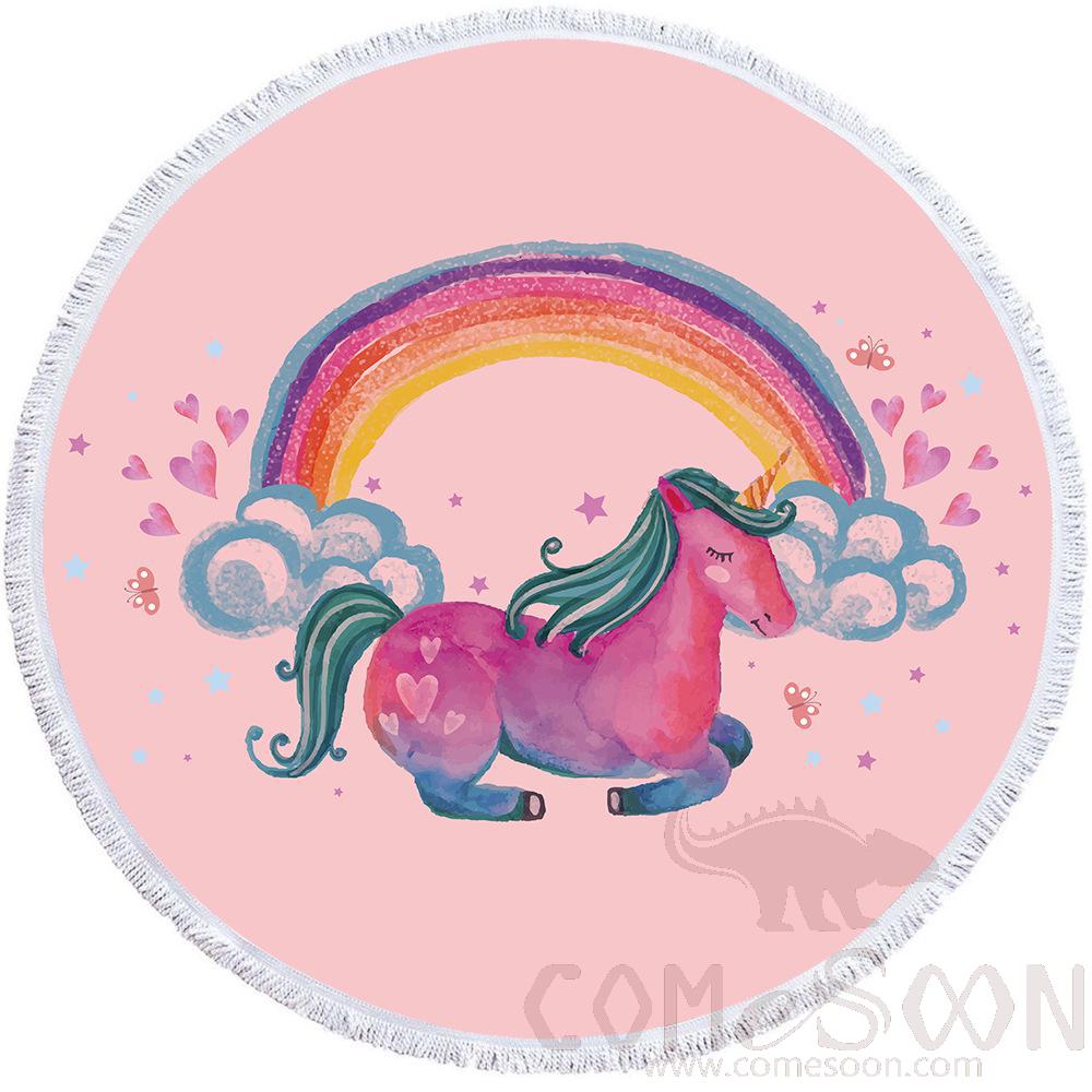 Cartoon Microfiber Beach Towel, Microfiber, 150*150cm