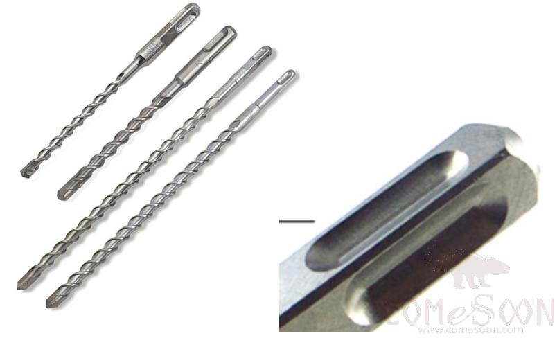 Square Shank Sds Electric Hammer Drill Bits for Concrete 8x150mm, Carbonized Alloy Steel+ Yg8 Tungsten Steel