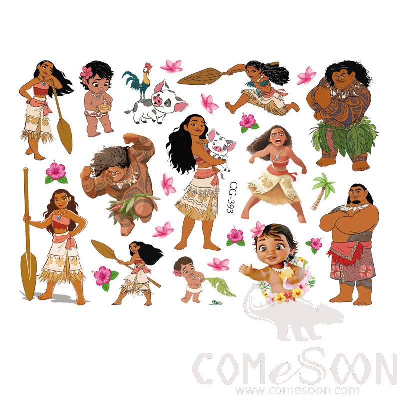 Cartoon Tattoo Sticker Set