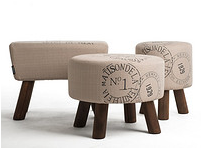 First Felt, Solid Wood Footstool