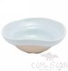 5" Shaped Bowl, Light Blue Green Spray Dots, Mf, 129*117*43mm