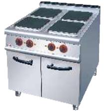 4-Burner Electric Range 800×900×(850+ 70)mm