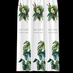 Printed Cloth Shower Curtain-Succulents, Dacron, L180*W200cm