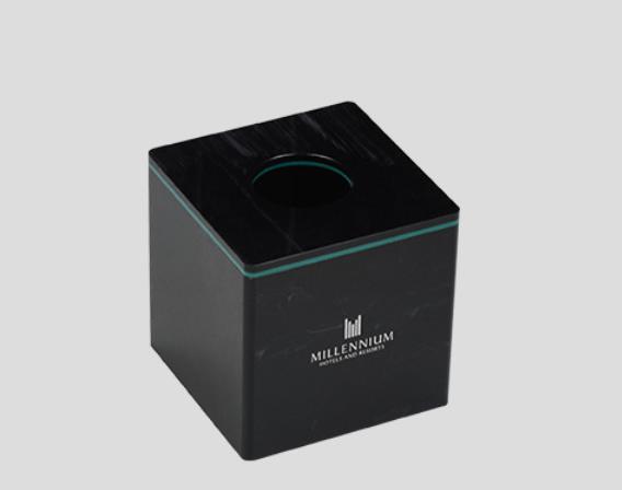 A19-Tissue Box-Square, Acrylic, 130*130*130mm product image