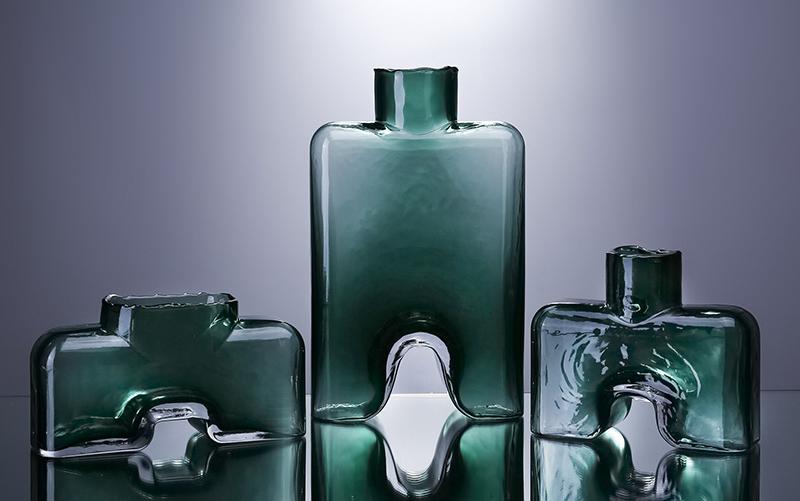 Glass Decorations/glass Vase 22*7*11.5cm
