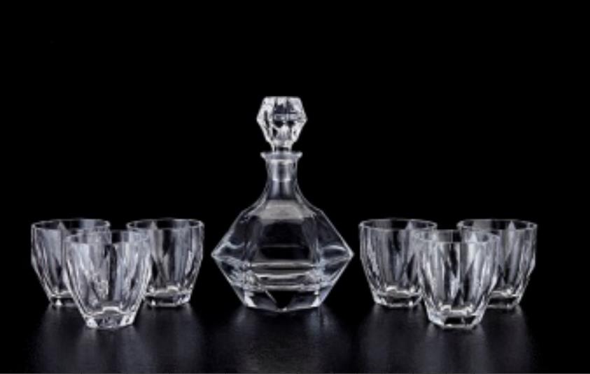 Crystal Wine Glass Bottle  Set 7pcs Set product image