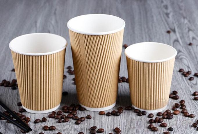 Coffe Cup 12oz Corrugated W/o Lid, D9*H11cm