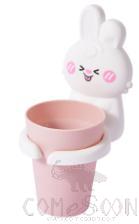 Little White Rabbit Wall Mounted Toothbrush Holder, PS, 8*12*19.8cm