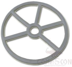 Emaux Plum Circle, 1.5"
