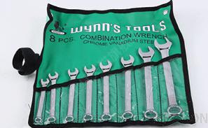 Ring  and Open Ended Spanner Set 10pcs, Chrome Vanadium Steel