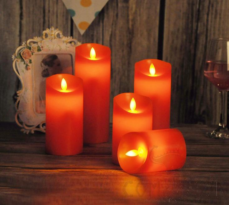 Led Candle-0.5w, D7.5*10 cm, 3*Aaa Battery