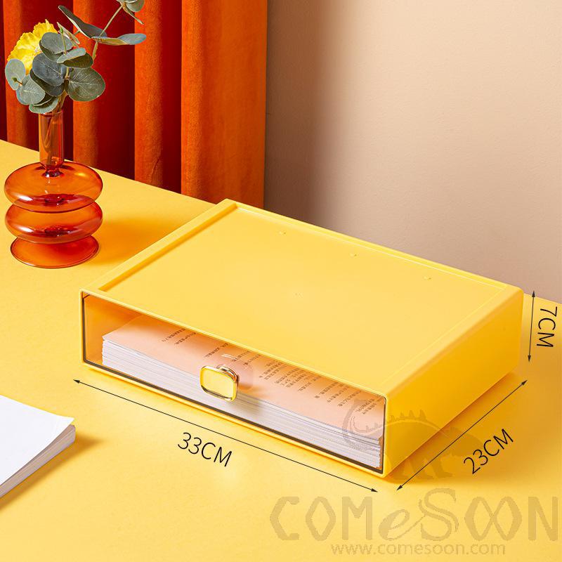Storage Box Yellow-W33*L23*H 7cm, PP
