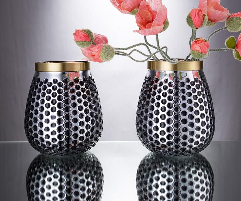 Glass Decorations/glass Vase H16.7*D18cm