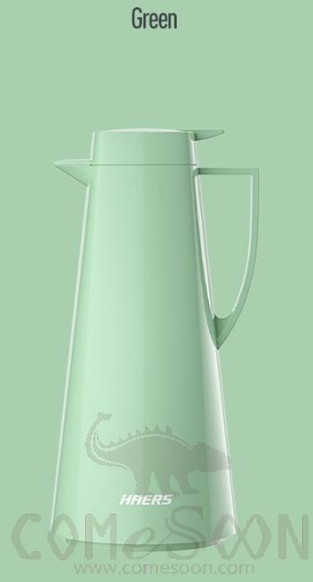 Vacuum Coffee Pot, Green, 1500ML