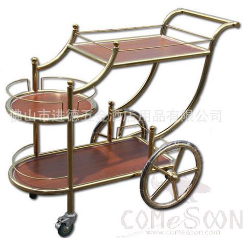 Wine Cart, Ss201 (Titanium Plated), 108*40*88cm