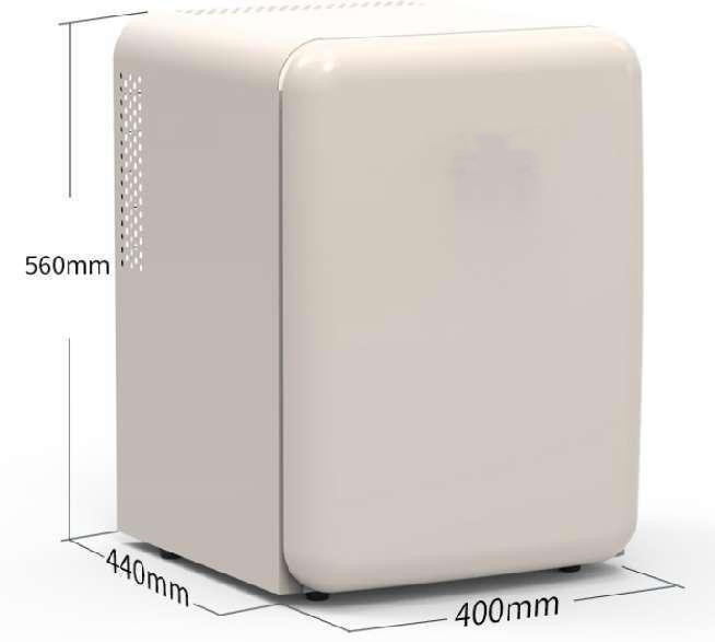 Hck 34L Semiconductor Retro Electronic Silent Fridge