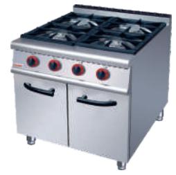 4-Burner Gas Range 700×700×(850+ 70)mm