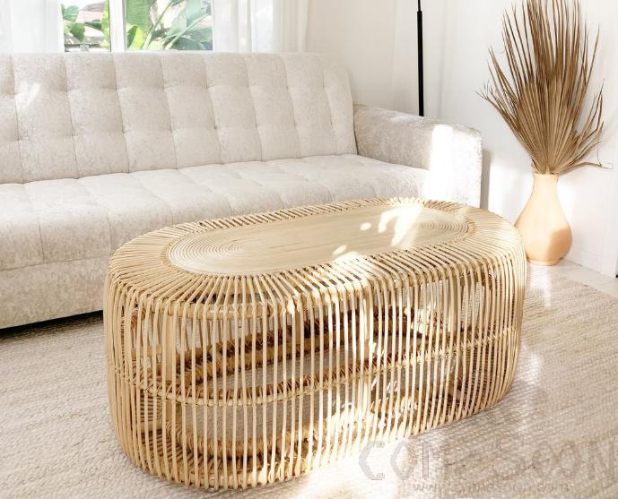 Bamboo Rattan Coffee Table-110*60*43cm product image
