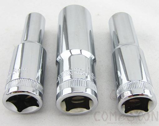 1/2" Six Point Long Socket 18mm, 50bv30#cr-v Steel