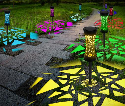 Solar Light Plug Ground, ABS, 8.6*H45cm