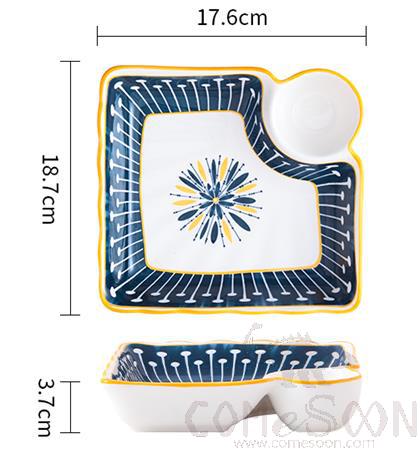 Dumpling Dish / Plate, L18.7*W17.6*H3.7 cm product image