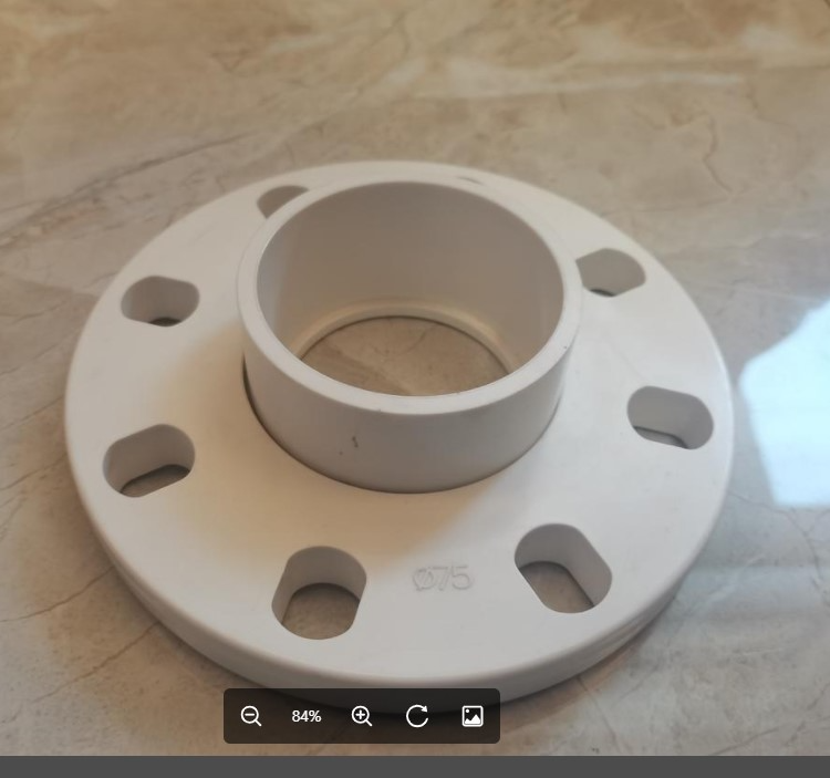 Looper PVC Companion Flange, D75 Use for Dn65