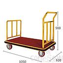 Titanium Luggage Cart, Ss201
L1050*W610*H900mm  Lobby Luggage Trolley