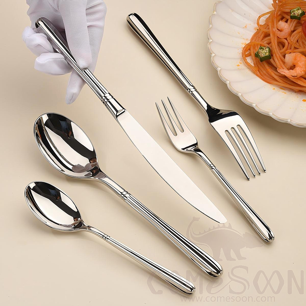Horn Melon Dessert Spoon, SUS 304, L18.3*W3.8cm