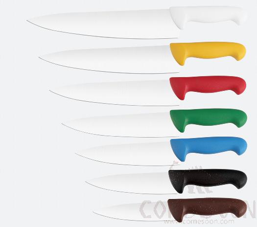 Color Separation Chef's Knife, 5cr15mov Ss, Yellow, 8"