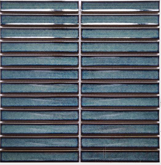 Green Concave Kiln Glaze, 22*145mm*8mm