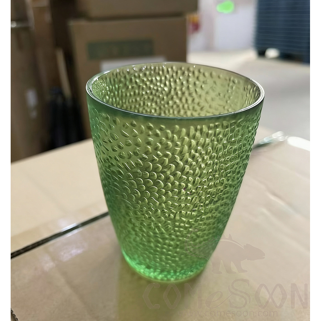 PC Wave Point Cup 270ML Transparent Green